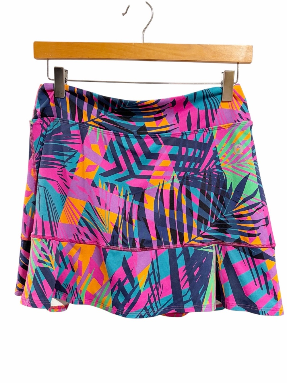 Dona Jo 14” Tropical Print Tennis Skirt size 2 or Large